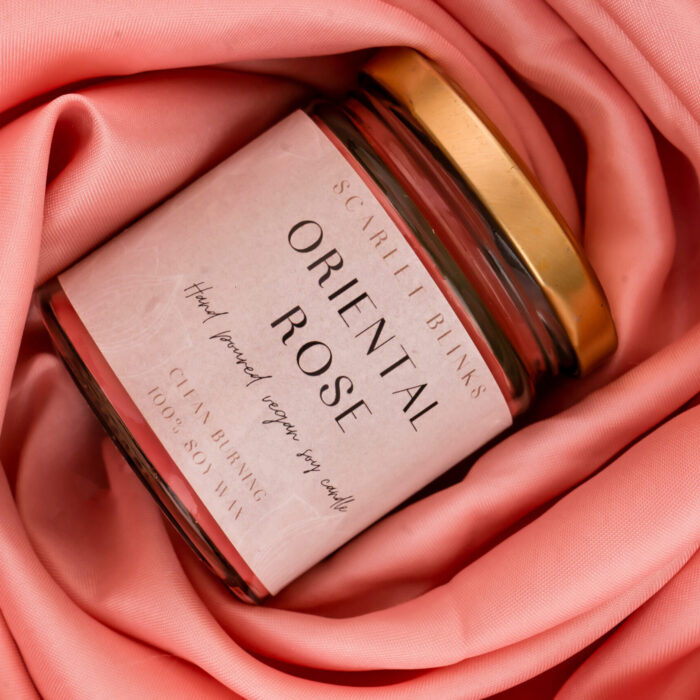 Oriental Rose Candle